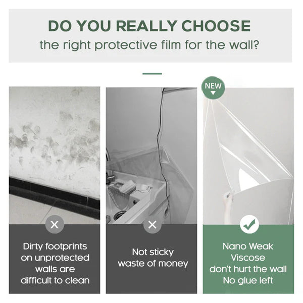 Self-Adhesive HD Transparent Electrostatic Wall Protection Film