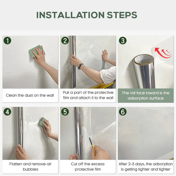 Self-Adhesive HD Transparent Electrostatic Wall Protection Film