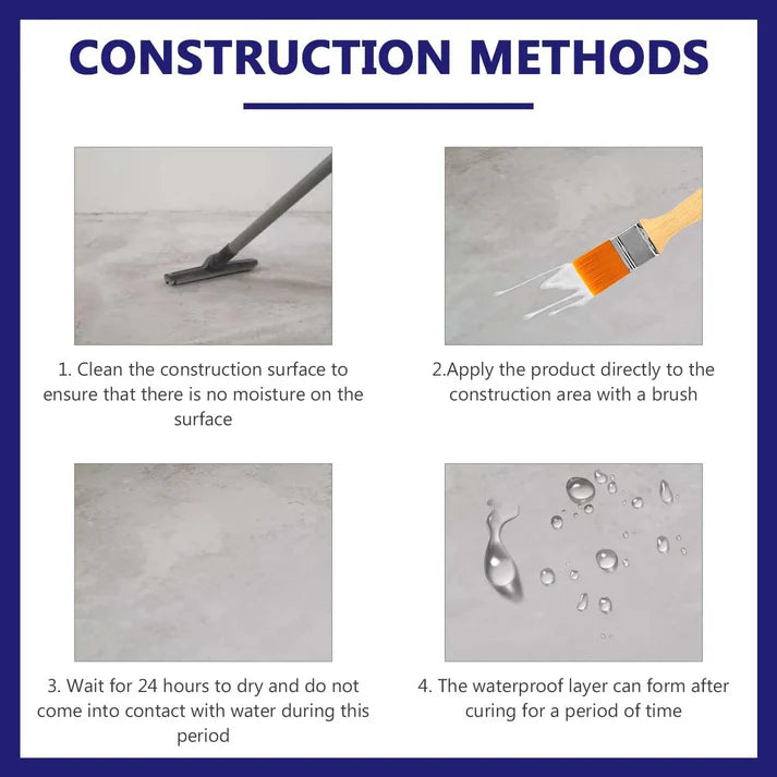 Waterproof Crack Seal Agent - Surface Repair Solution With Free Brush