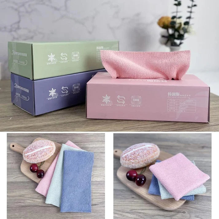 Reusable Ultra-Absorbent Multipurpose Microfiber Cloths
