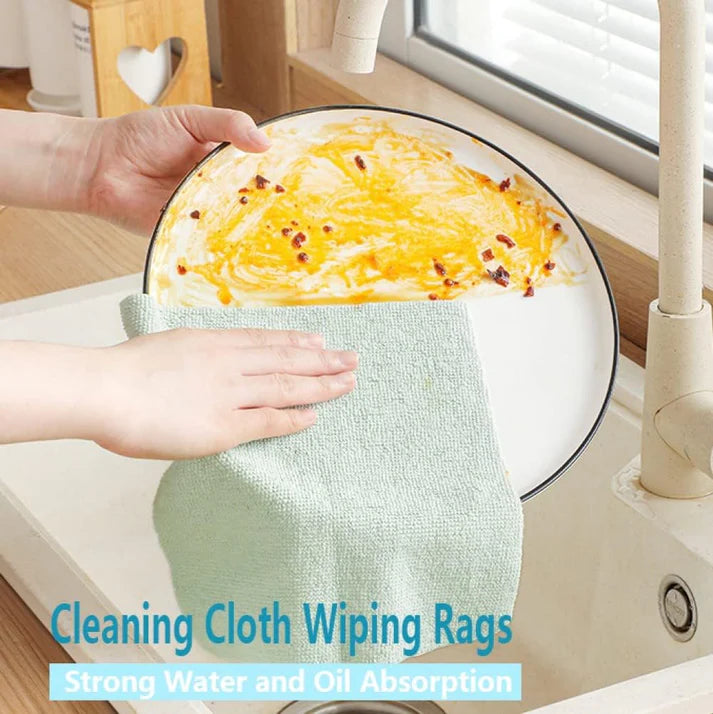 Reusable Ultra-Absorbent Multipurpose Microfiber Cloths