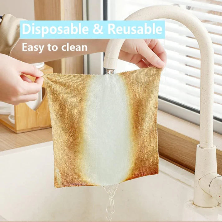Reusable Ultra-Absorbent Multipurpose Microfiber Cloths