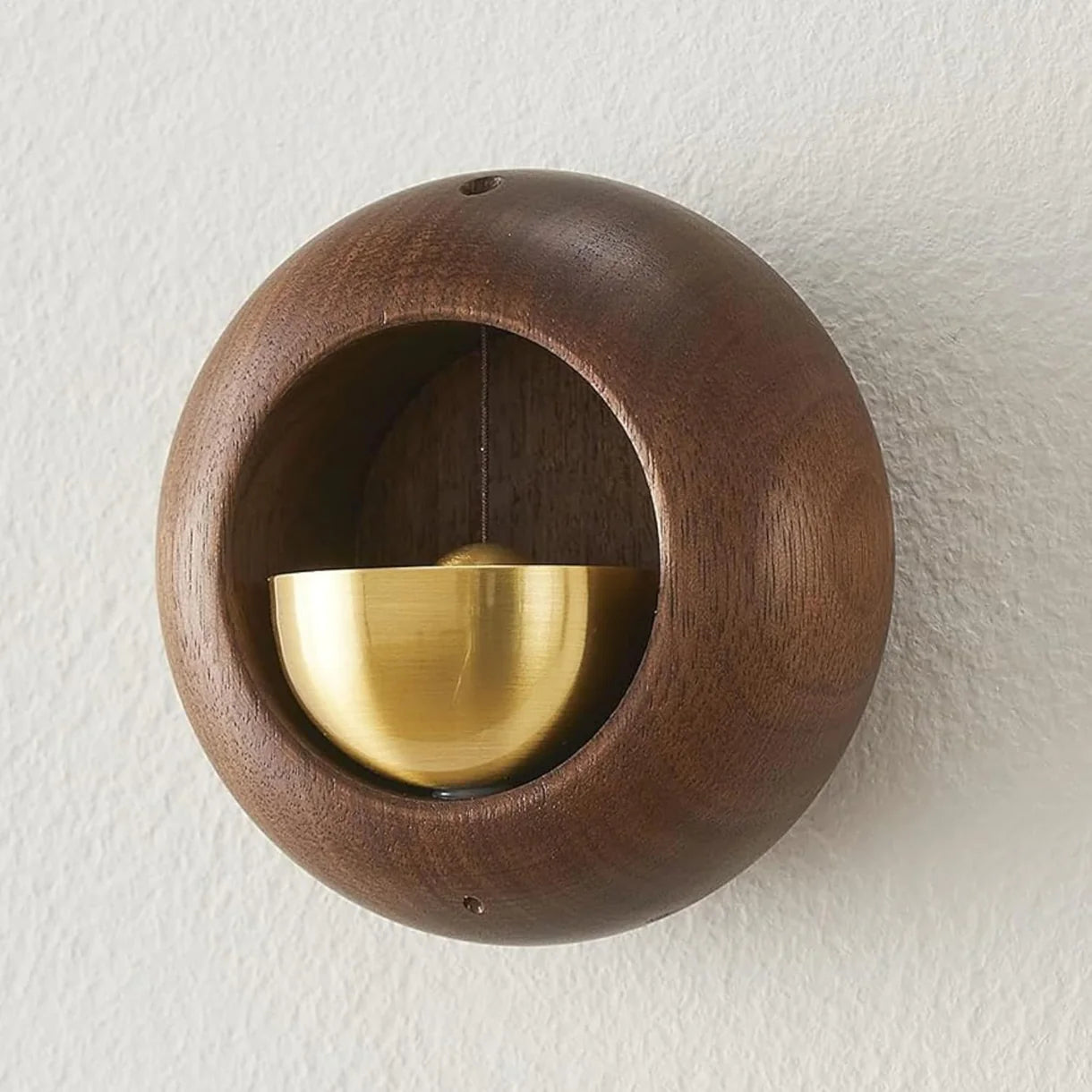 Japanese Style Wooden Dopamine Door Bell with Adhesive Magnets