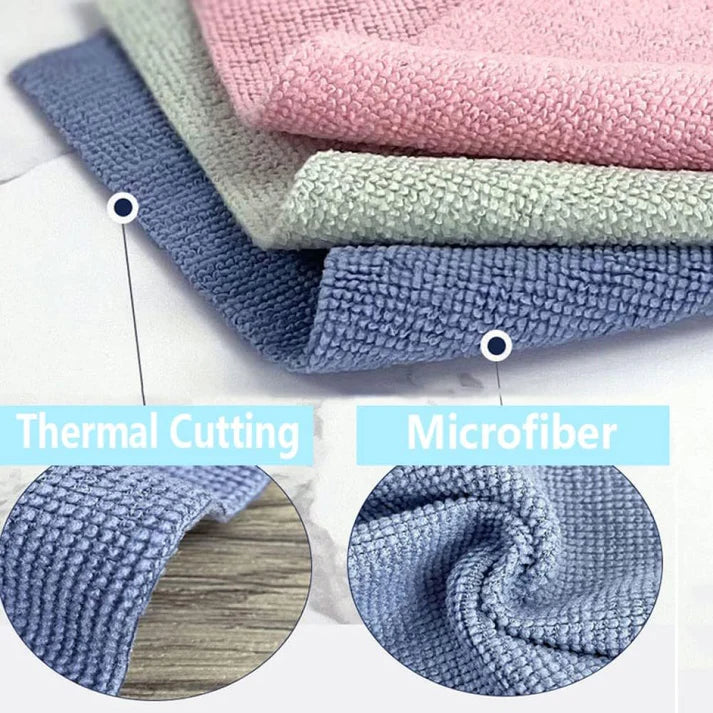 Reusable Ultra-Absorbent Multipurpose Microfiber Cloths
