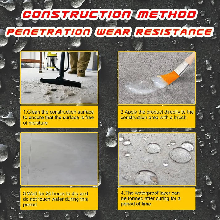 Waterproof Crack Seal Agent - Surface Repair Solution With Free Brush