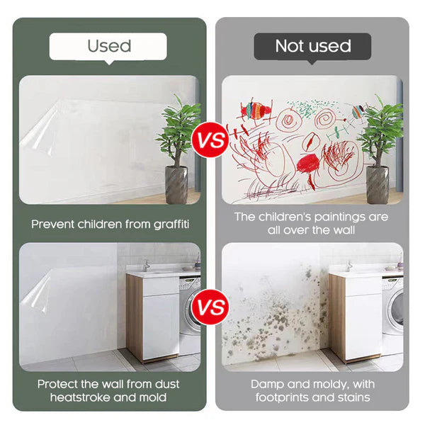 Self-Adhesive HD Transparent Electrostatic Wall Protection Film