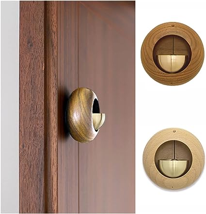 Japanese Style Wooden Dopamine Door Bell with Adhesive Magnets