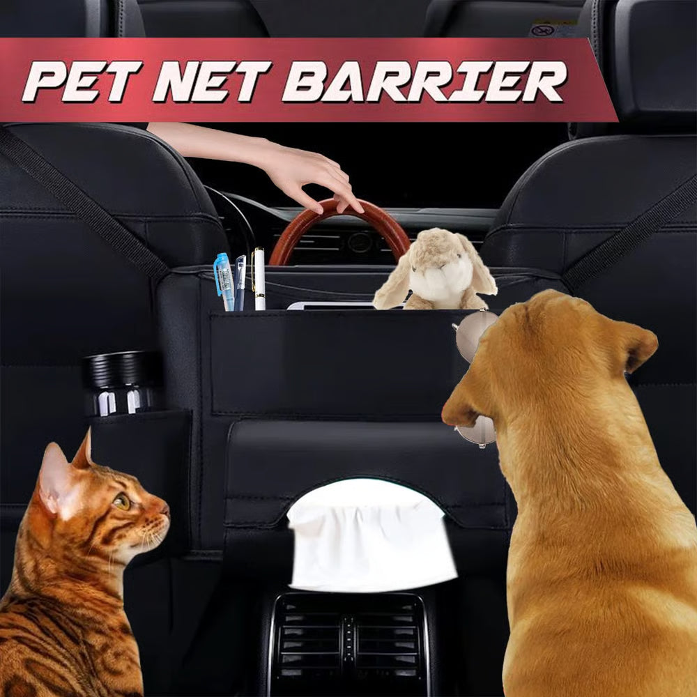 Multifunctional Car Storage Organizer Bag with Attached Strips