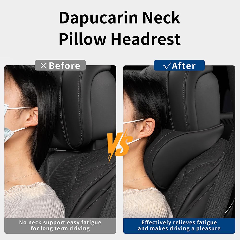 Car Headrest Memory Foam Neck Support Pillow