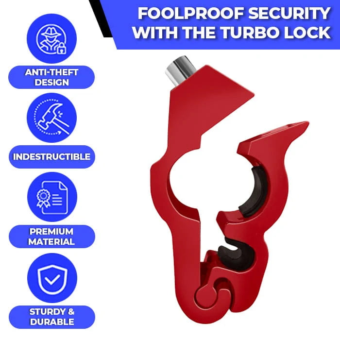 Unbreakable Heavy Metal Anti Theft Brake Lock