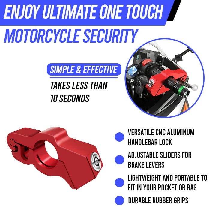 Unbreakable Heavy Metal Anti Theft Brake Lock