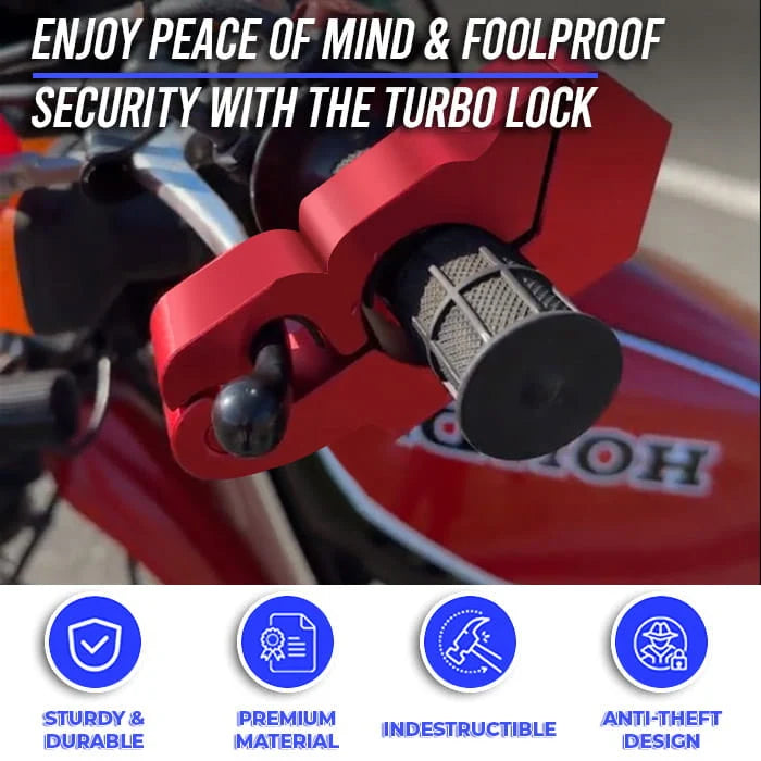 Unbreakable Heavy Metal Anti Theft Brake Lock