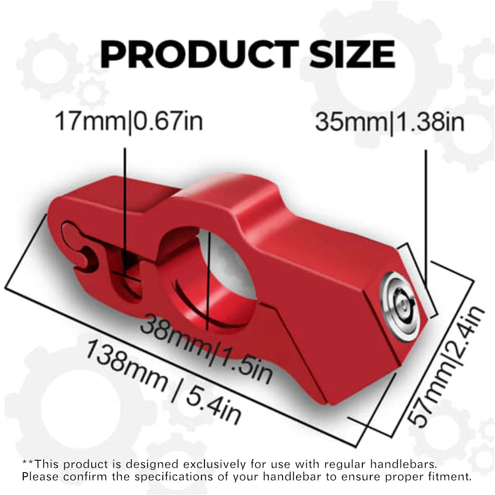 Unbreakable Heavy Metal Anti Theft Brake Lock