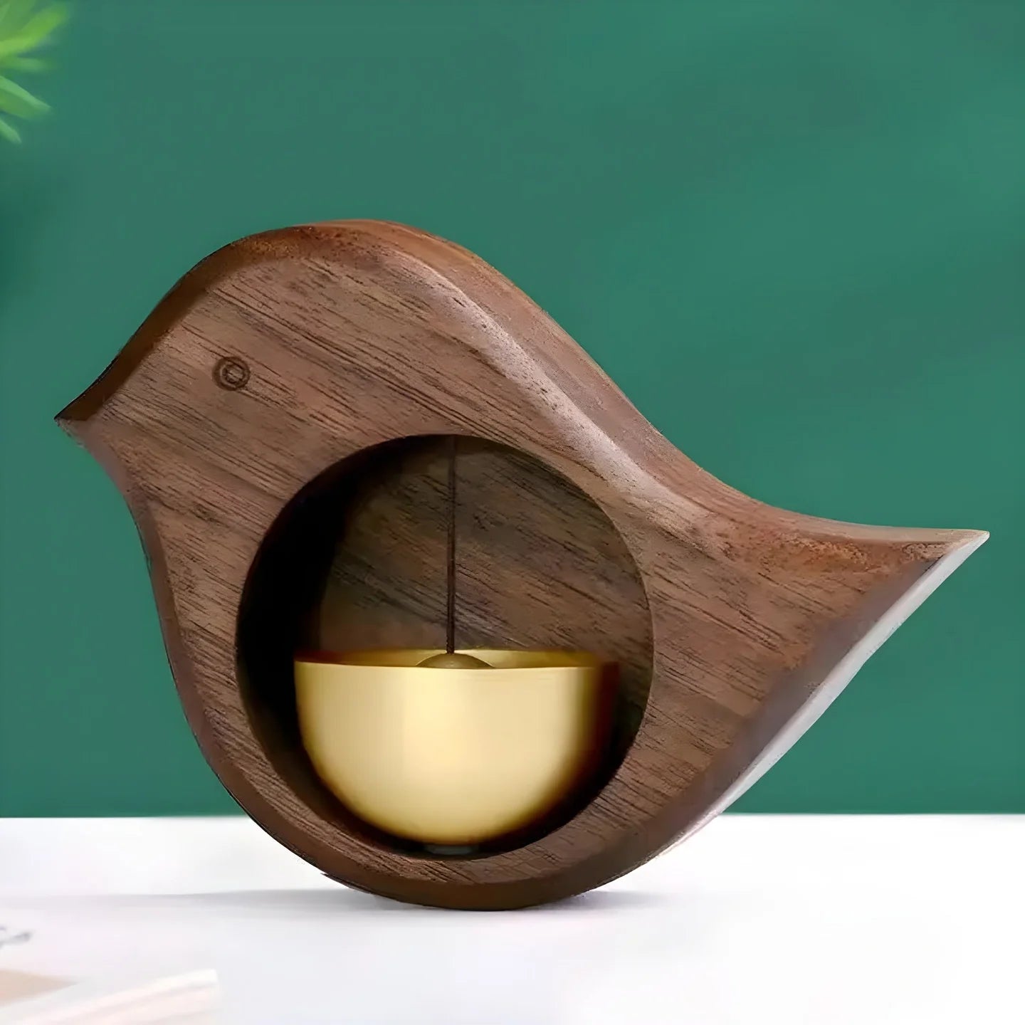 Japanese Style Wooden Dopamine Door Bell with Adhesive Magnets