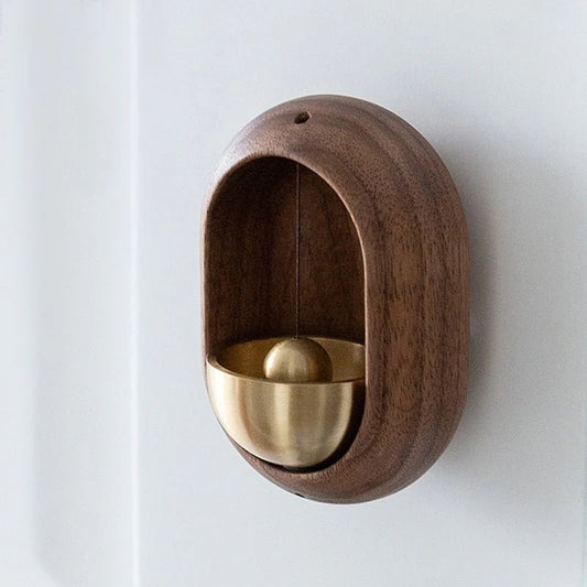 Japanese Style Wooden Dopamine Door Bell with Adhesive Magnets